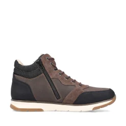 Rieker Men'S Corded Boots, Nut Brown