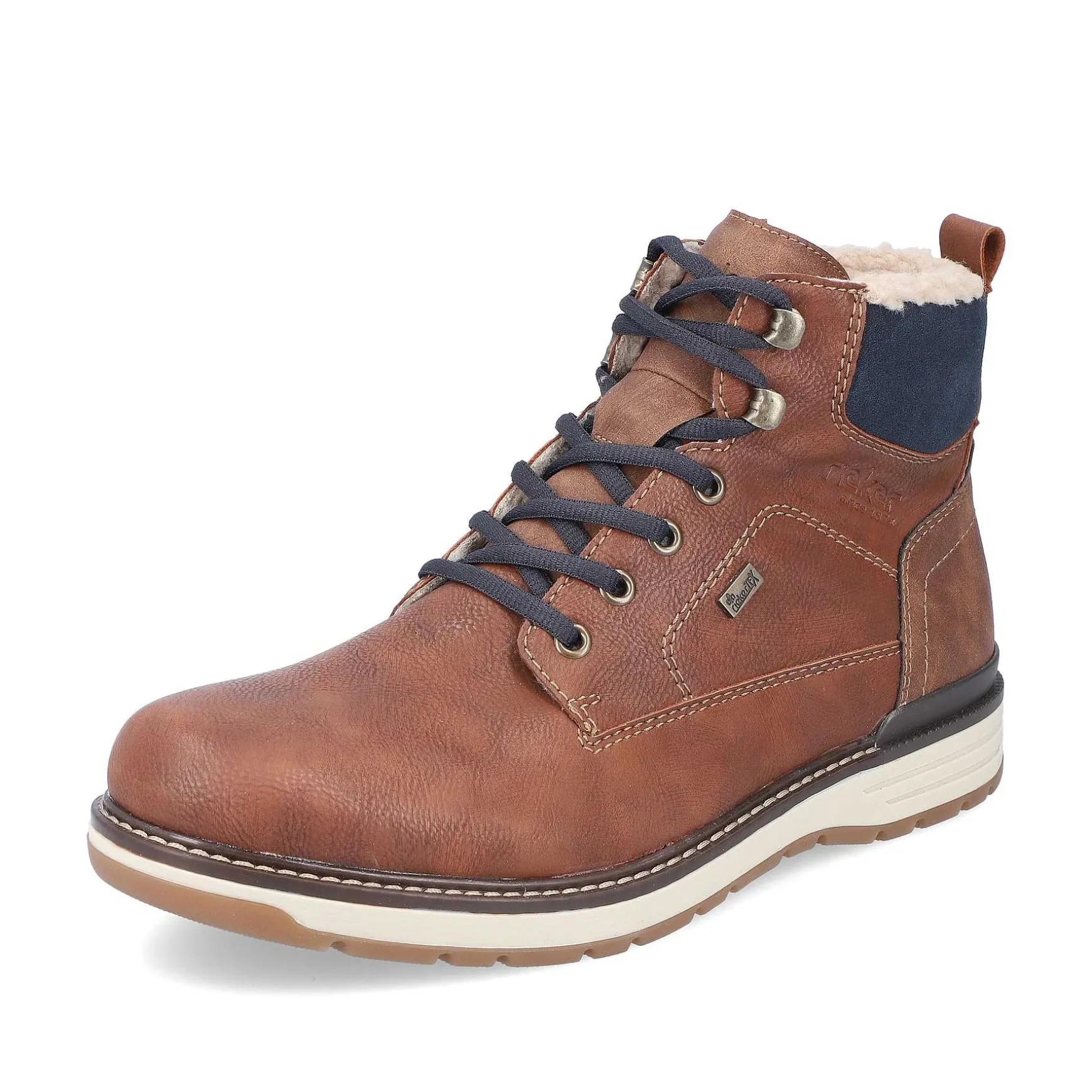 Rieker Men'S Corded Boots, Nut Brown