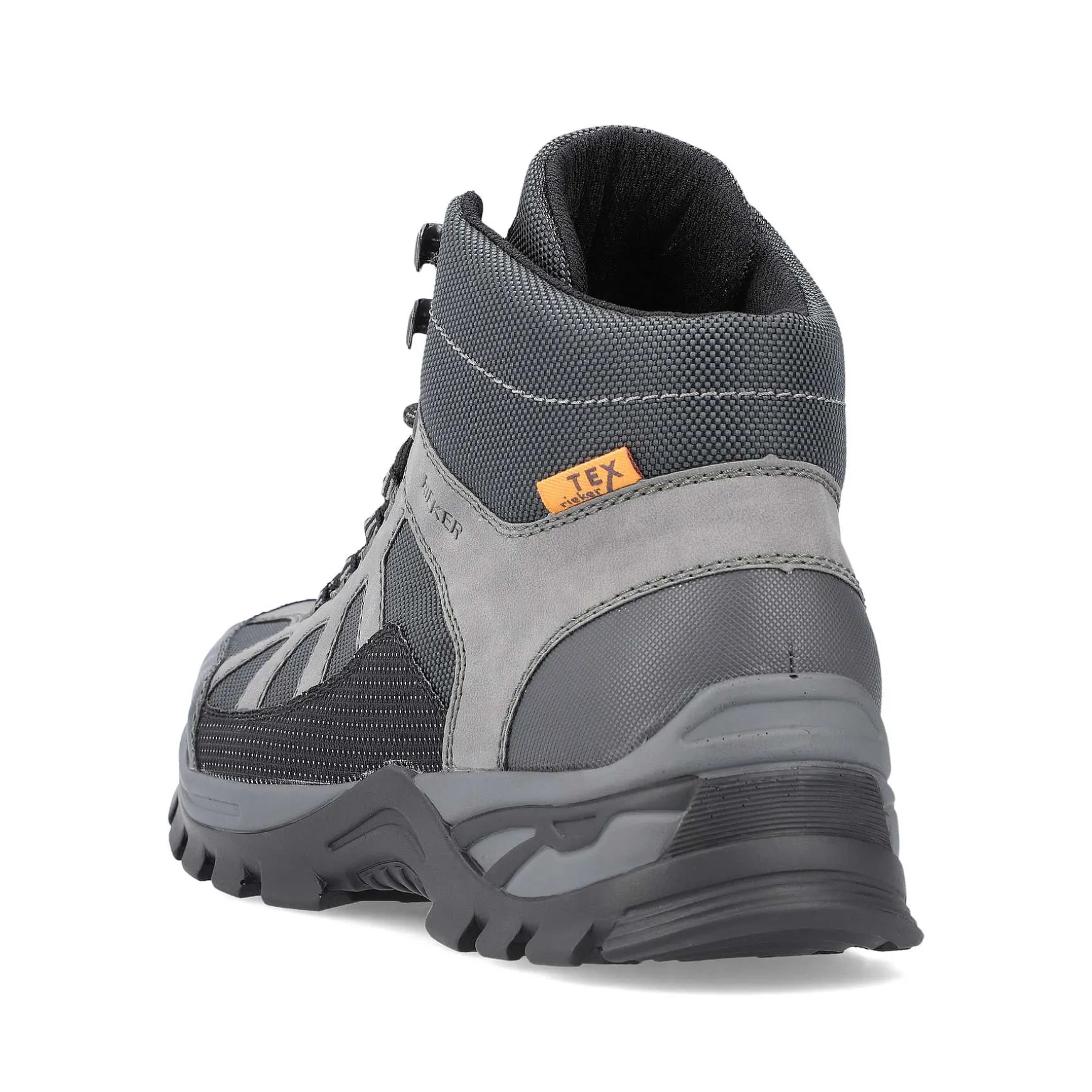 Rieker Men'S Corded Boots Platinum Gray