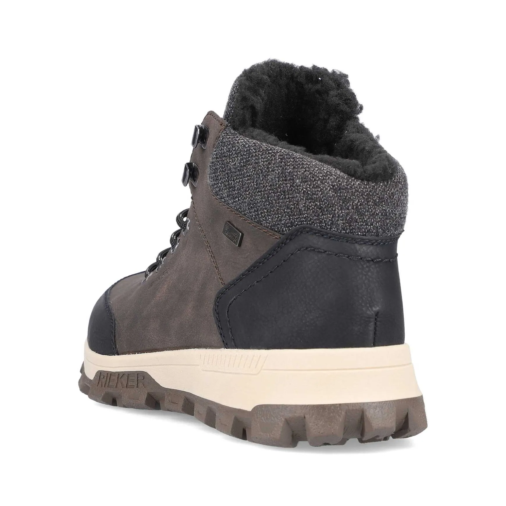 Rieker Men'S Corded Boots Coffee Brown