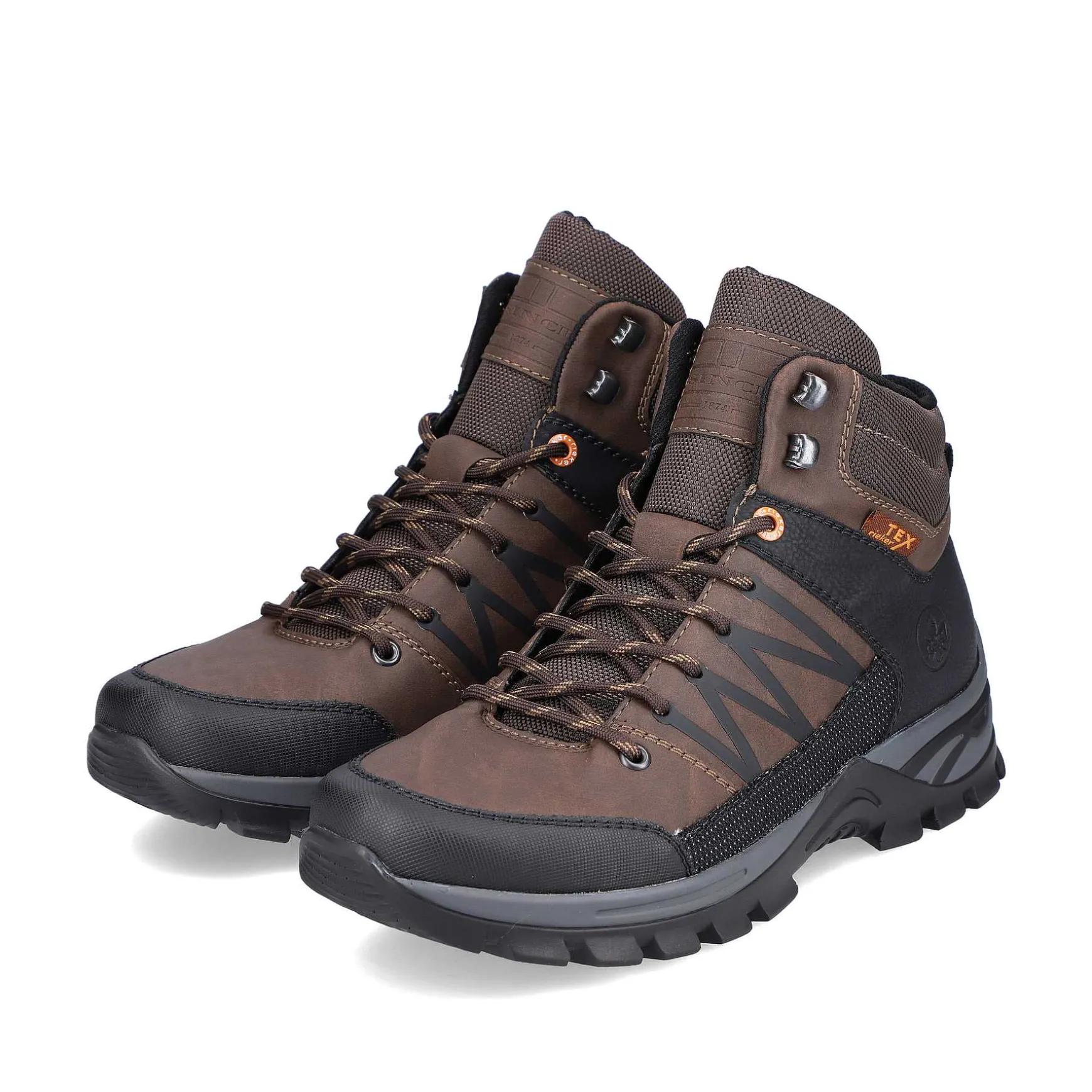 Rieker Men'S Corded Boots, Nut Brown
