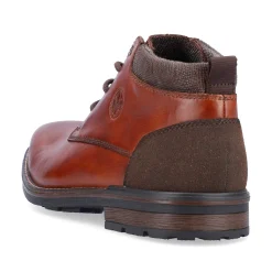 Rieker Men'S Corded Boots Chestnut Brown
