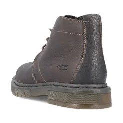 Rieker Men'S Corded Boots Dark Brown