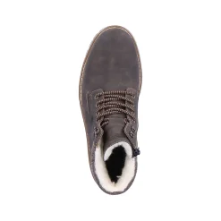 Rieker Men'S Laced Boots Espresso Brown