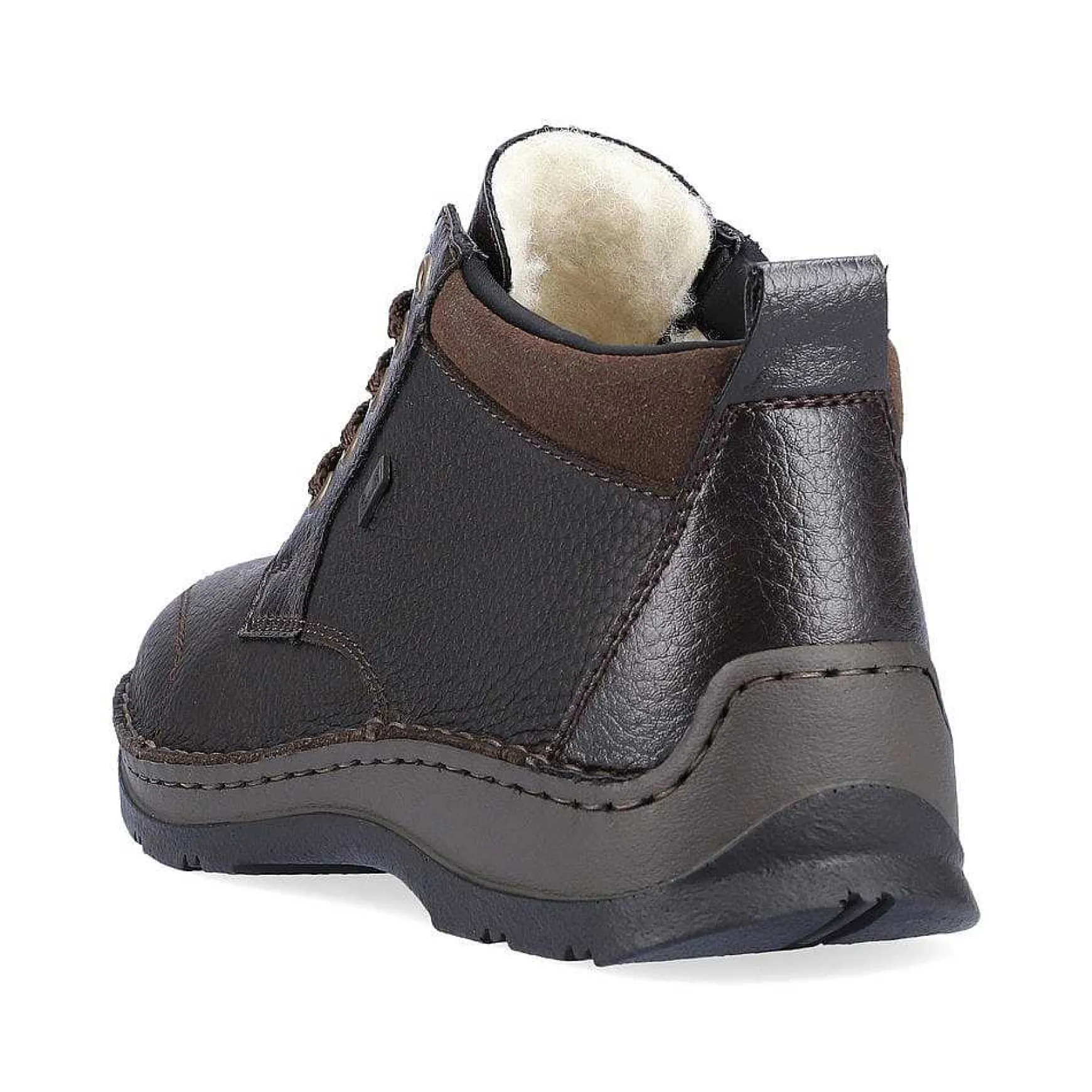 Rieker Men'S Laced Boots Espresso Brown