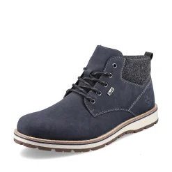 Rieker Men'S Laced Boots Pacific Blue