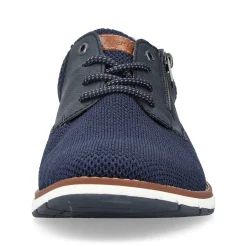 Rieker Men'S Laced Shoes Azure Blue