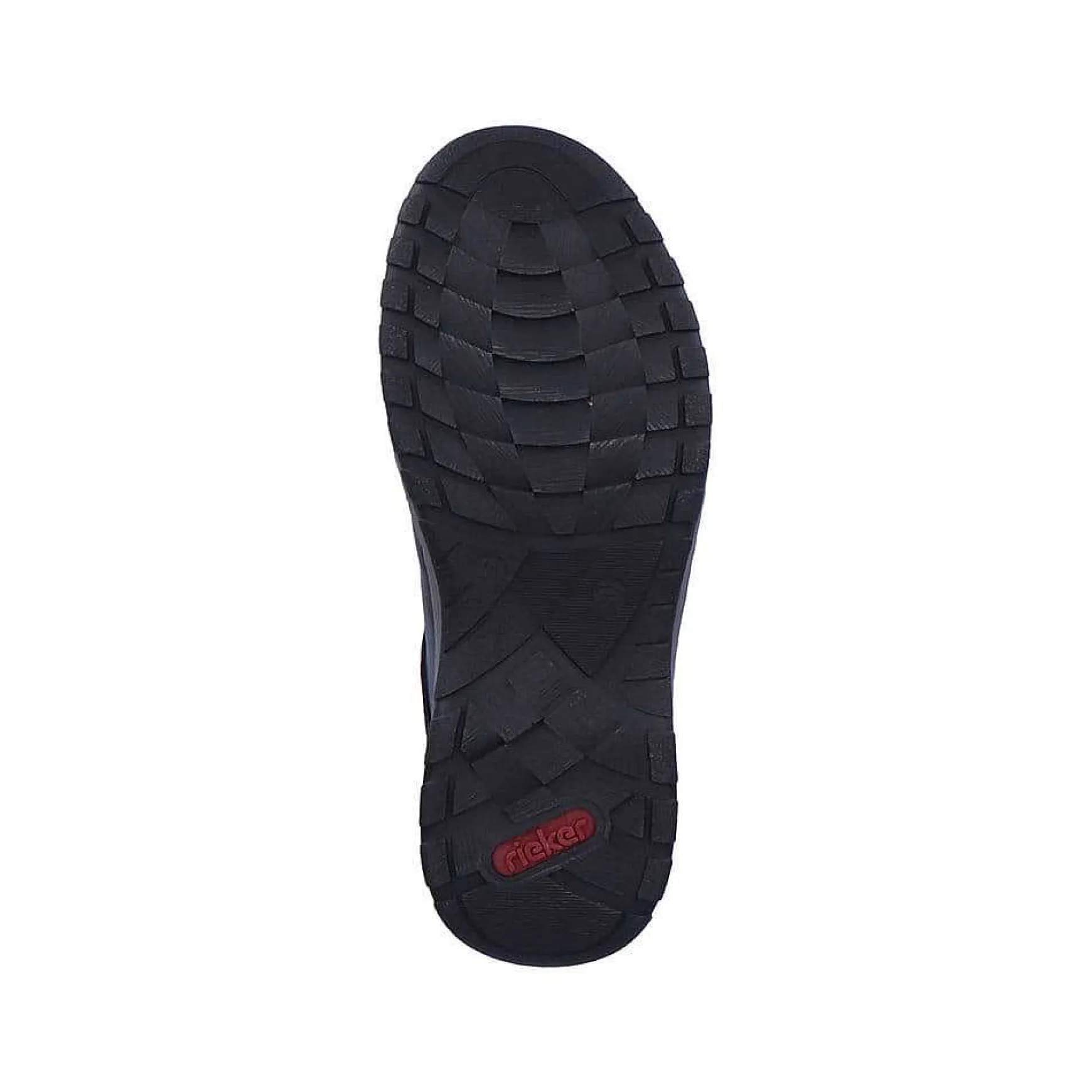 Rieker Men'S Lace-Up Shoes Asphalt Black