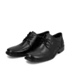 Rieker Men'S Lace-Up Shoes Midnight Black