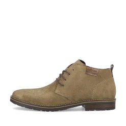 Rieker Men'S Lace-Up Shoes, Khaki Green