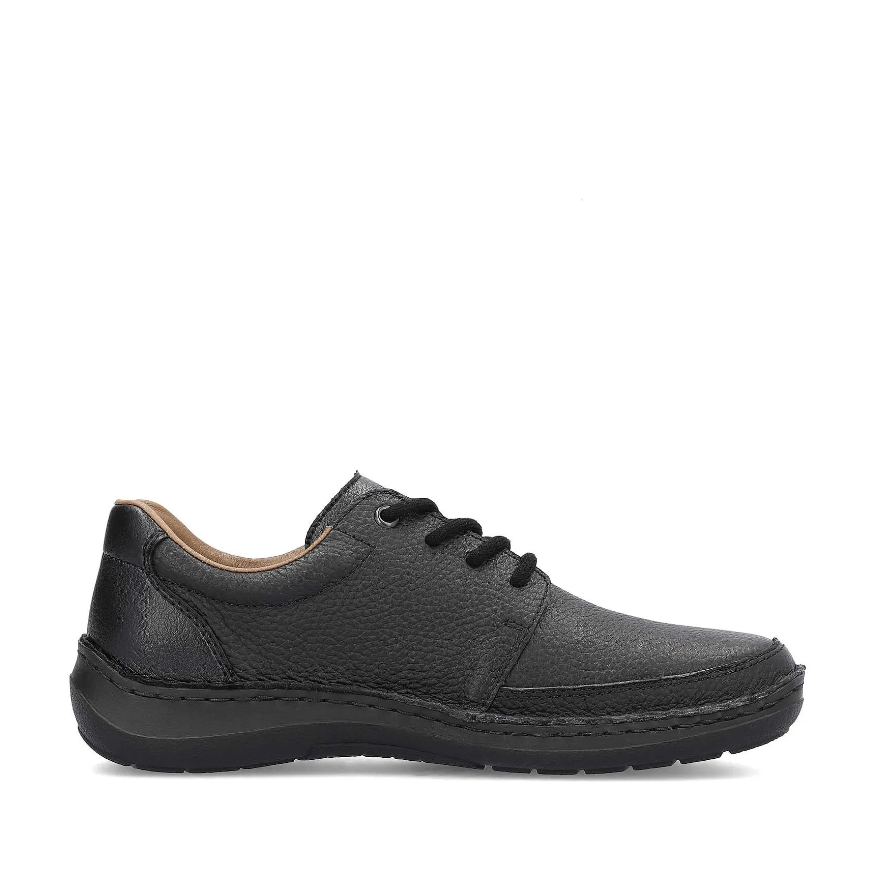 Rieker Men'S Lace-Up Shoes Night Black