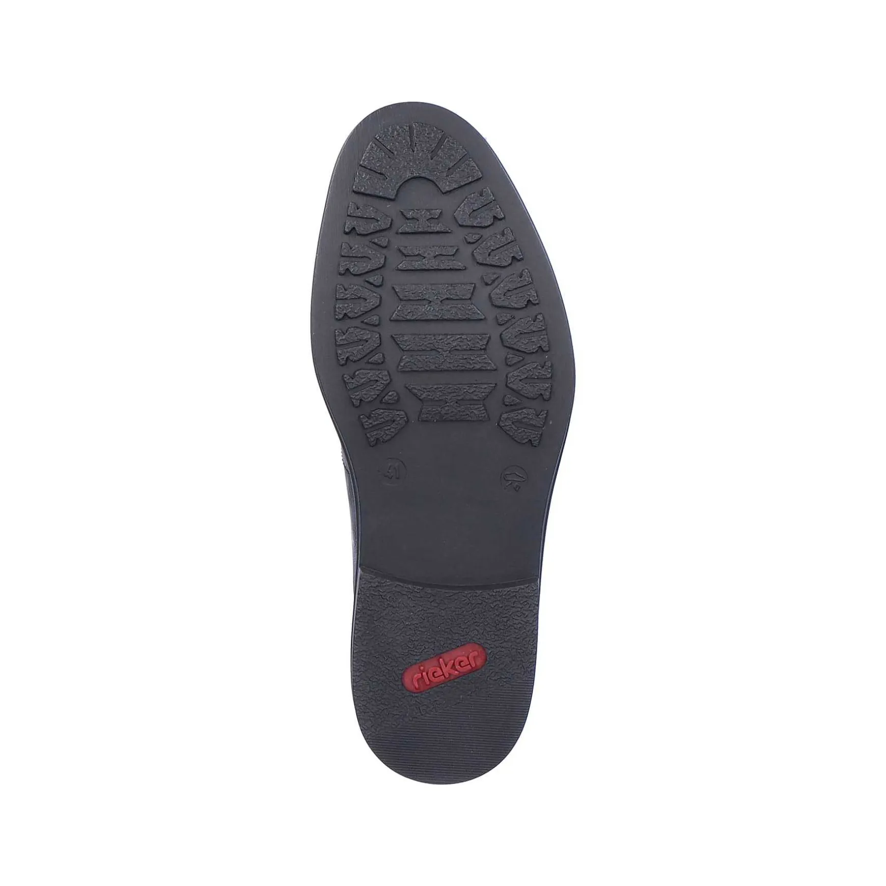 Rieker Men'S Lace-Up Shoes Jet Black