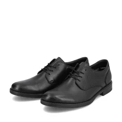 Rieker Men'S Lace-Up Shoes Midnight Black