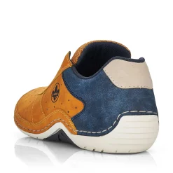 Rieker Men'S Lace-Up Shoes Golden Yellow-Royal Blue