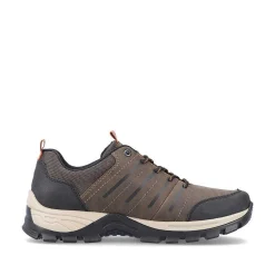 Rieker Men'S Lace-Up Shoes Chestnut Brown