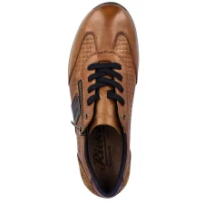 Rieker Men'S Lace-Up Shoes Fox Brown-Black