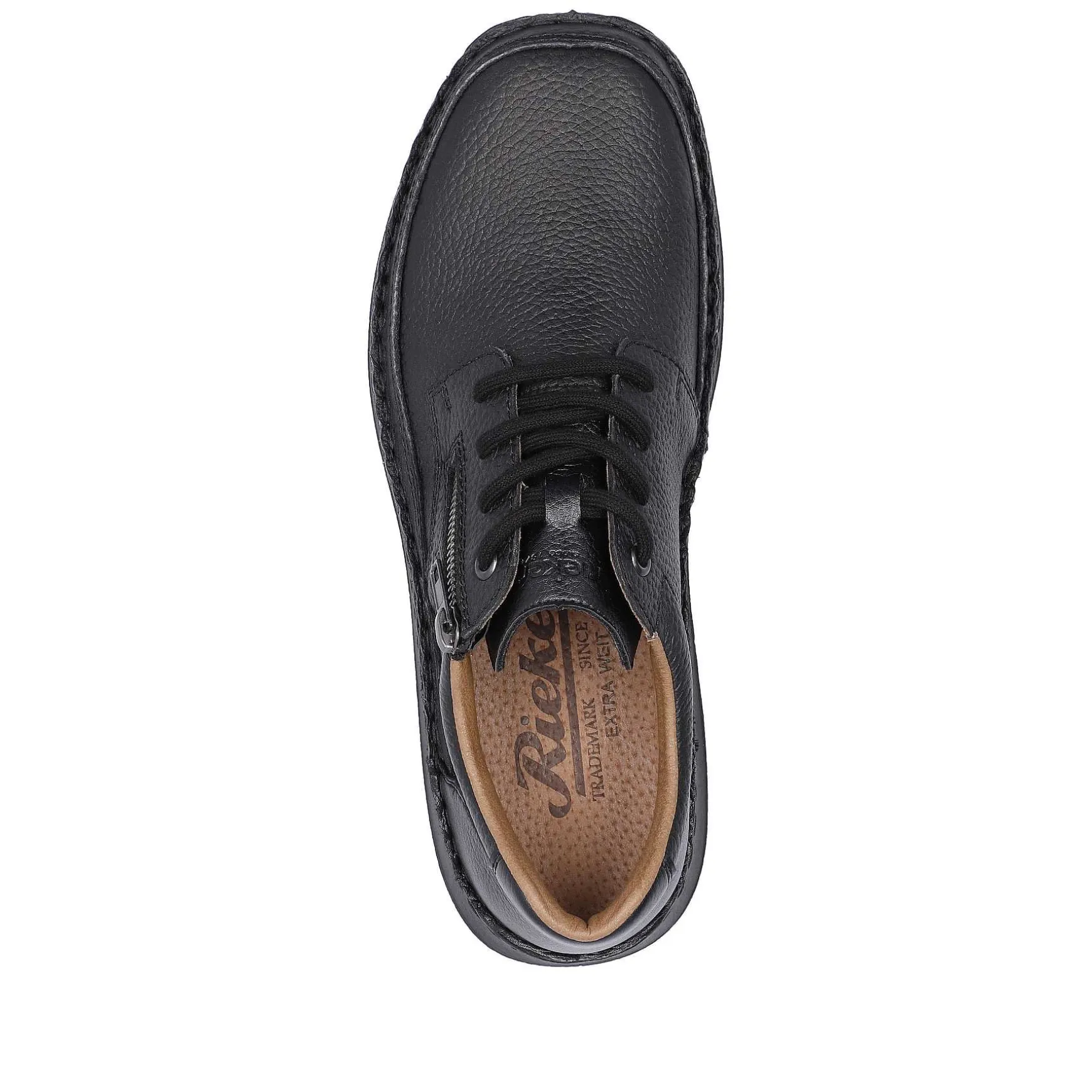 Rieker Men'S Lace-Up Shoes Night Black