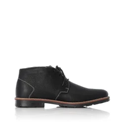 Rieker Men'S Lace-Up Shoes Graphite Black