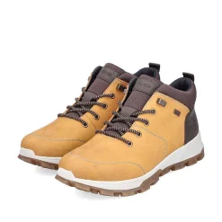 Rieker Men'S Lace-Up Shoes Golden Yellow
