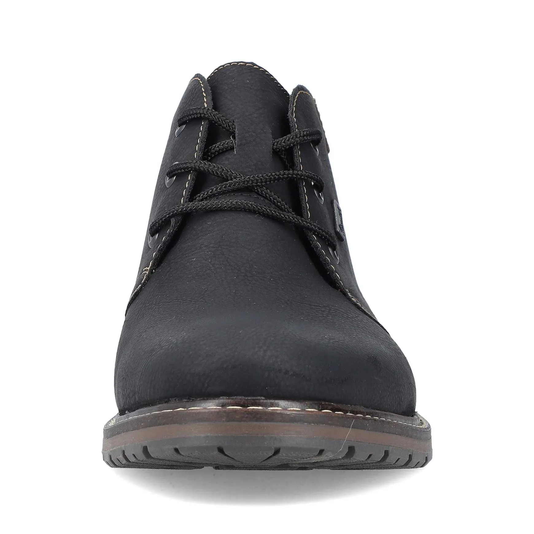Rieker Men'S Lace-Up Shoes Asphalt Black