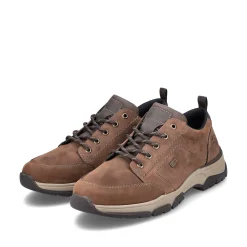 Rieker Men'S Lace-Up Shoes Cinnamon Brown