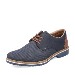 Rieker Men'S Lace-Up Shoes Navy Blue