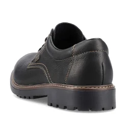 Rieker Men'S Lace-Up Shoes Jet Black