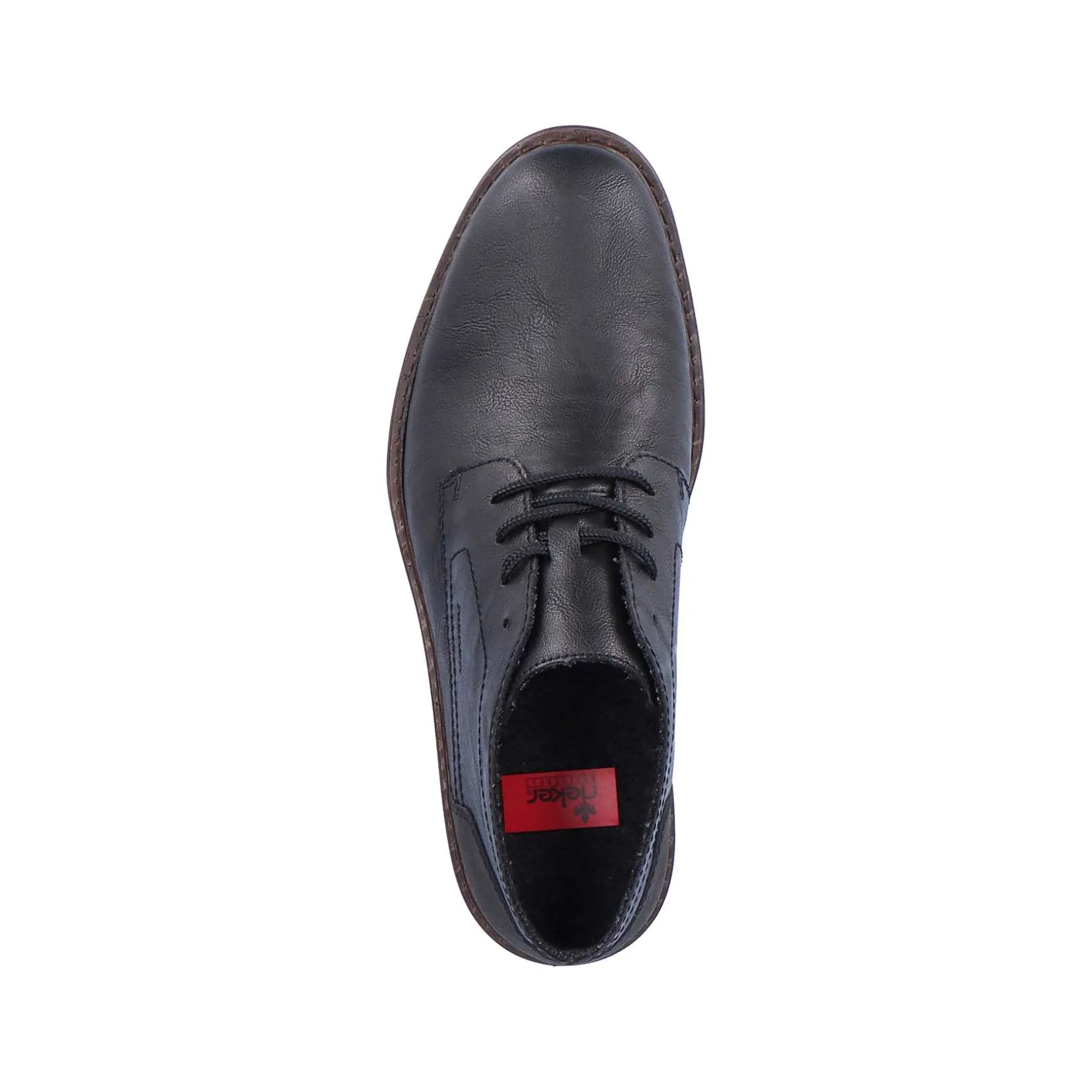 Rieker Men'S Lace-Up Shoes Jet Black