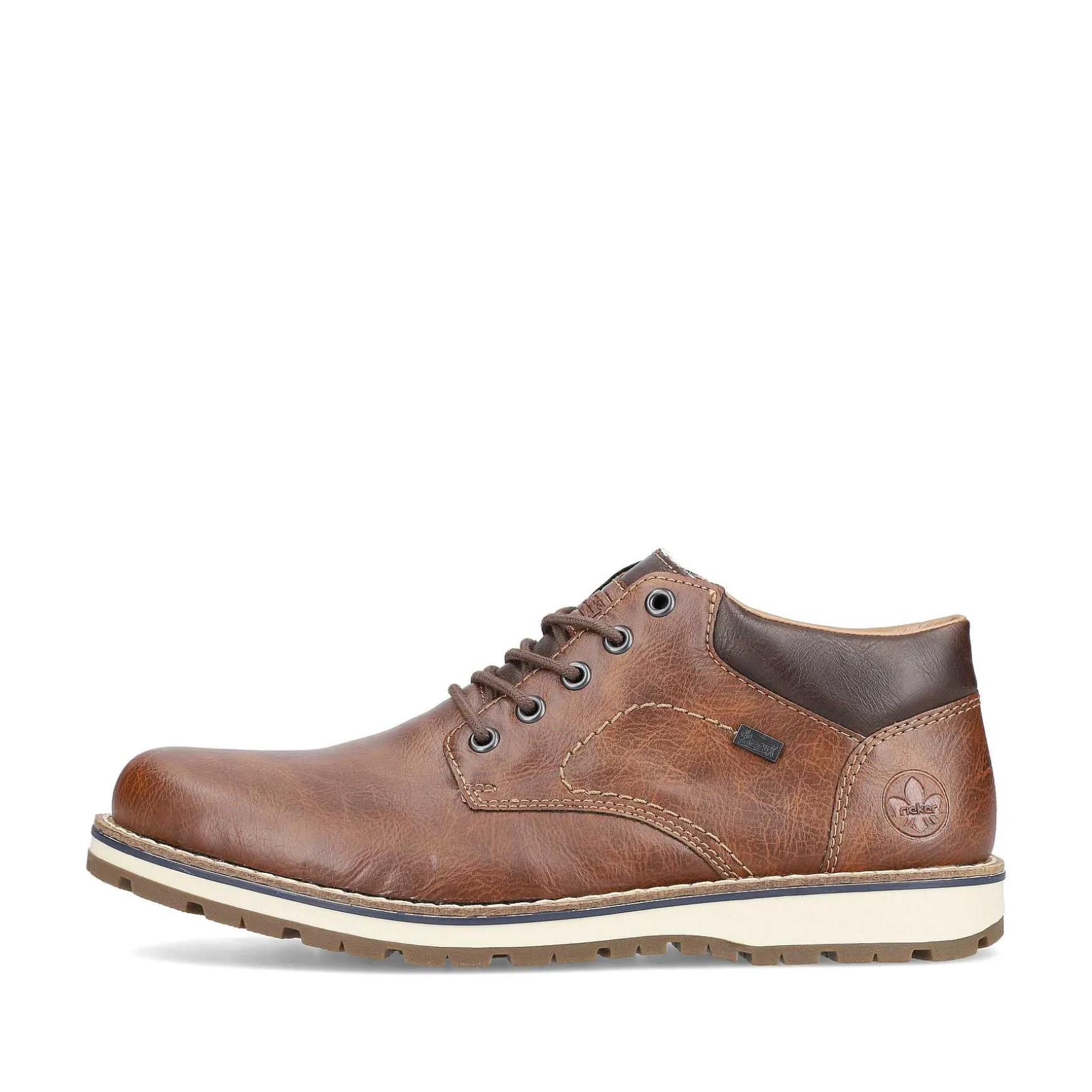 Rieker Men'S Lace-Up Shoes Caramel Brown