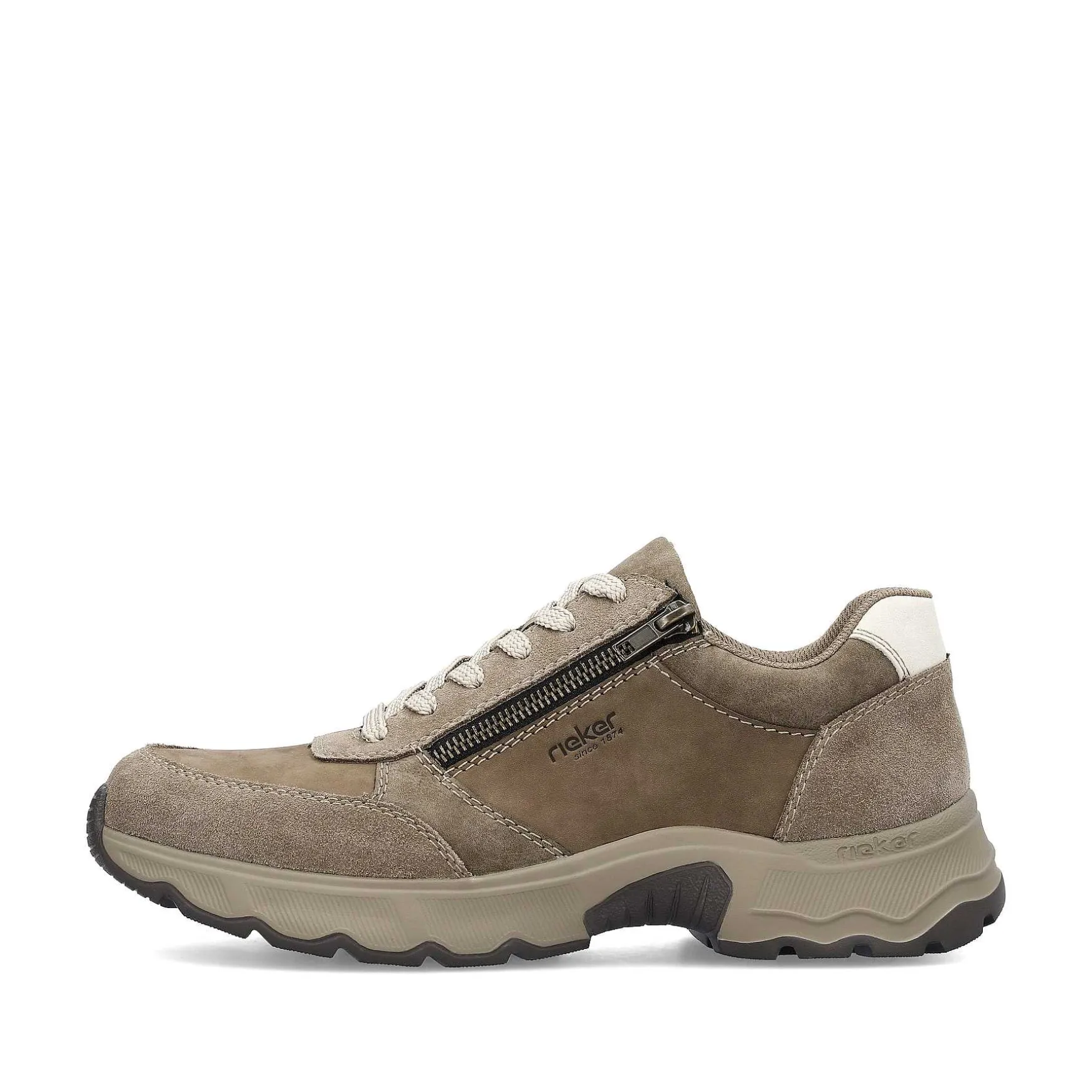 Rieker Men'S Lace-Up Shoes Light Brown