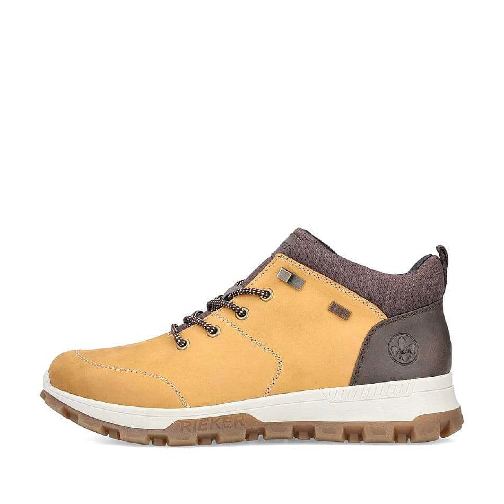Rieker Men'S Lace-Up Shoes Golden Yellow