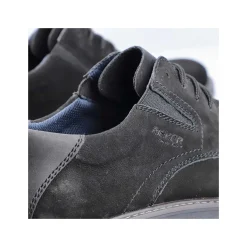 Rieker Men'S Lace-Up Shoes Jet Black