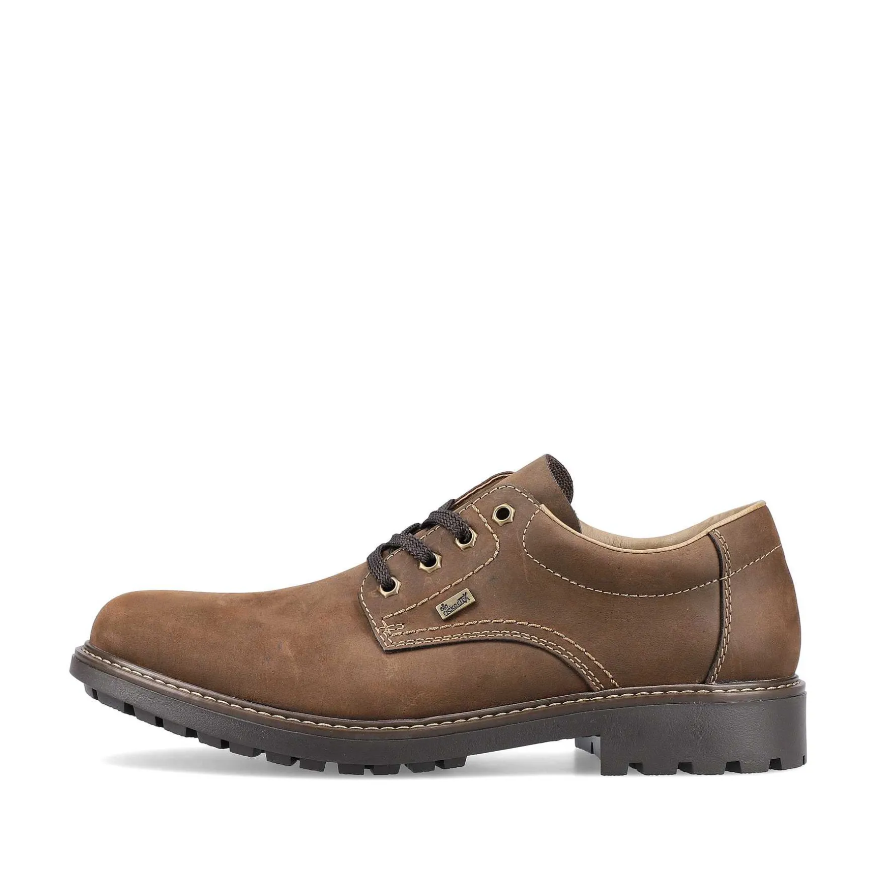 Rieker Men'S Lace-Up Shoes Coffee Brown