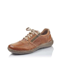 Rieker Men'S Lace-Up Shoes Caramel Brown
