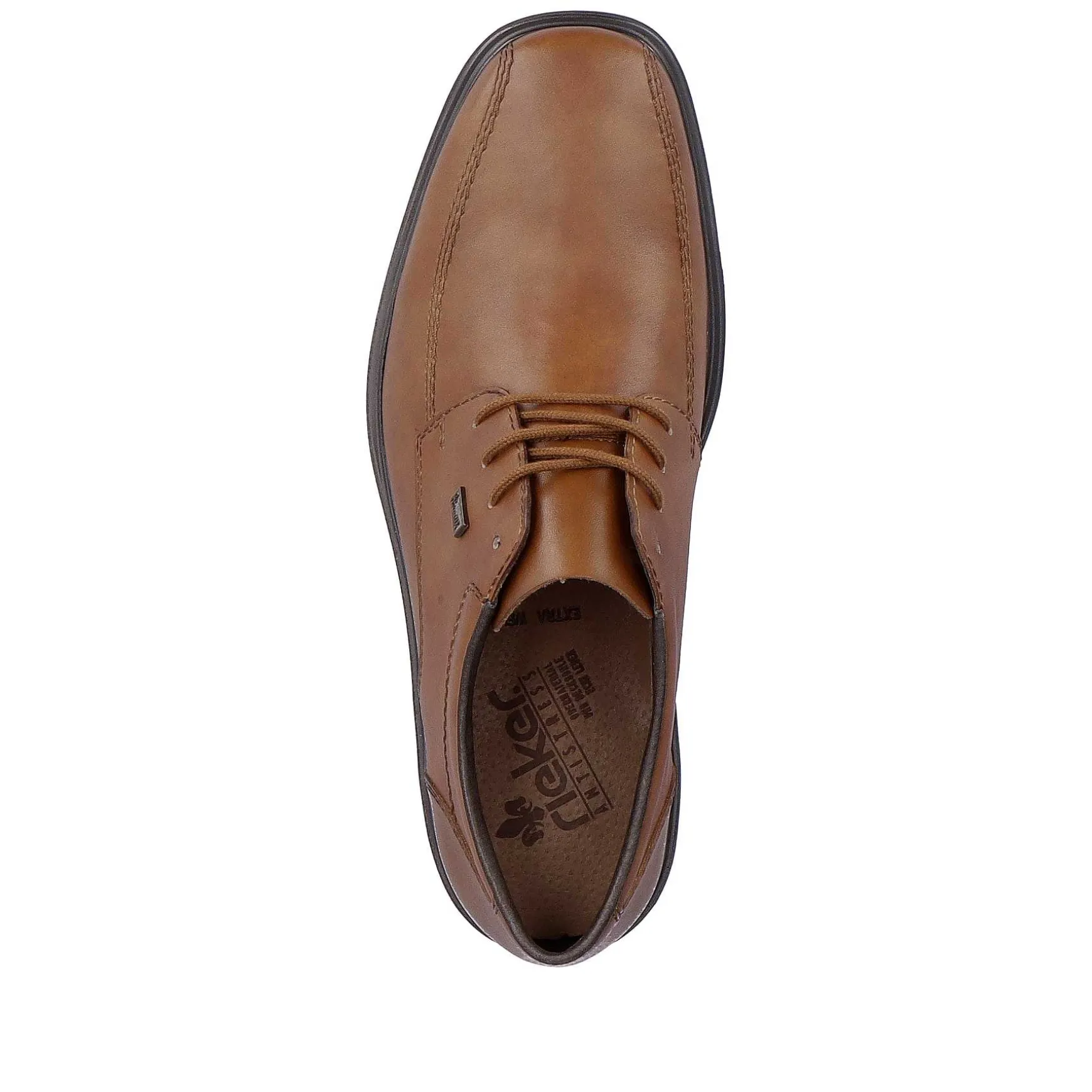 Rieker Men'S Lace-Up Shoes Nougat Brown