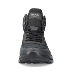 Rieker Men'S Lace-Up Shoes Asphalt Black