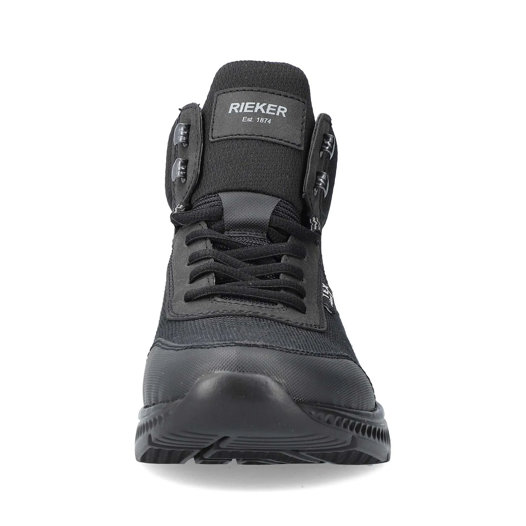 Rieker Men'S Lace-Up Shoes Asphalt Black