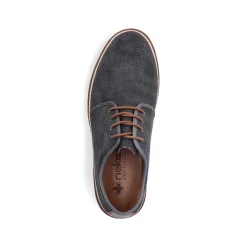 Rieker Men'S Lace-Up Shoes Dark Grey