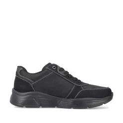 Rieker Men'S Lace-Up Shoes Asphalt Black