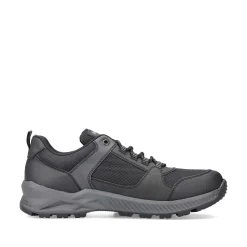 Rieker Men'S Lace-Up Shoes Jet Black