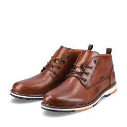 Rieker Men'S Lace-Up Shoes Caramel Brown