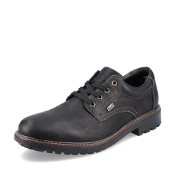 Rieker Men'S Lace-Up Shoes Jet Black