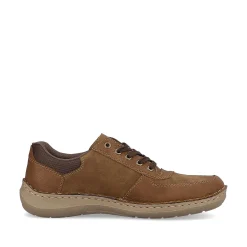 Rieker Men'S Lace-Up Shoes Coffee Brown