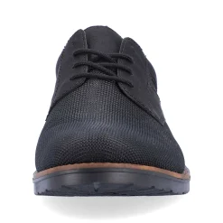 Rieker Men'S Lace-Up Shoes Graphite Black