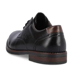 Rieker Men'S Lace-Up Shoes Midnight Black