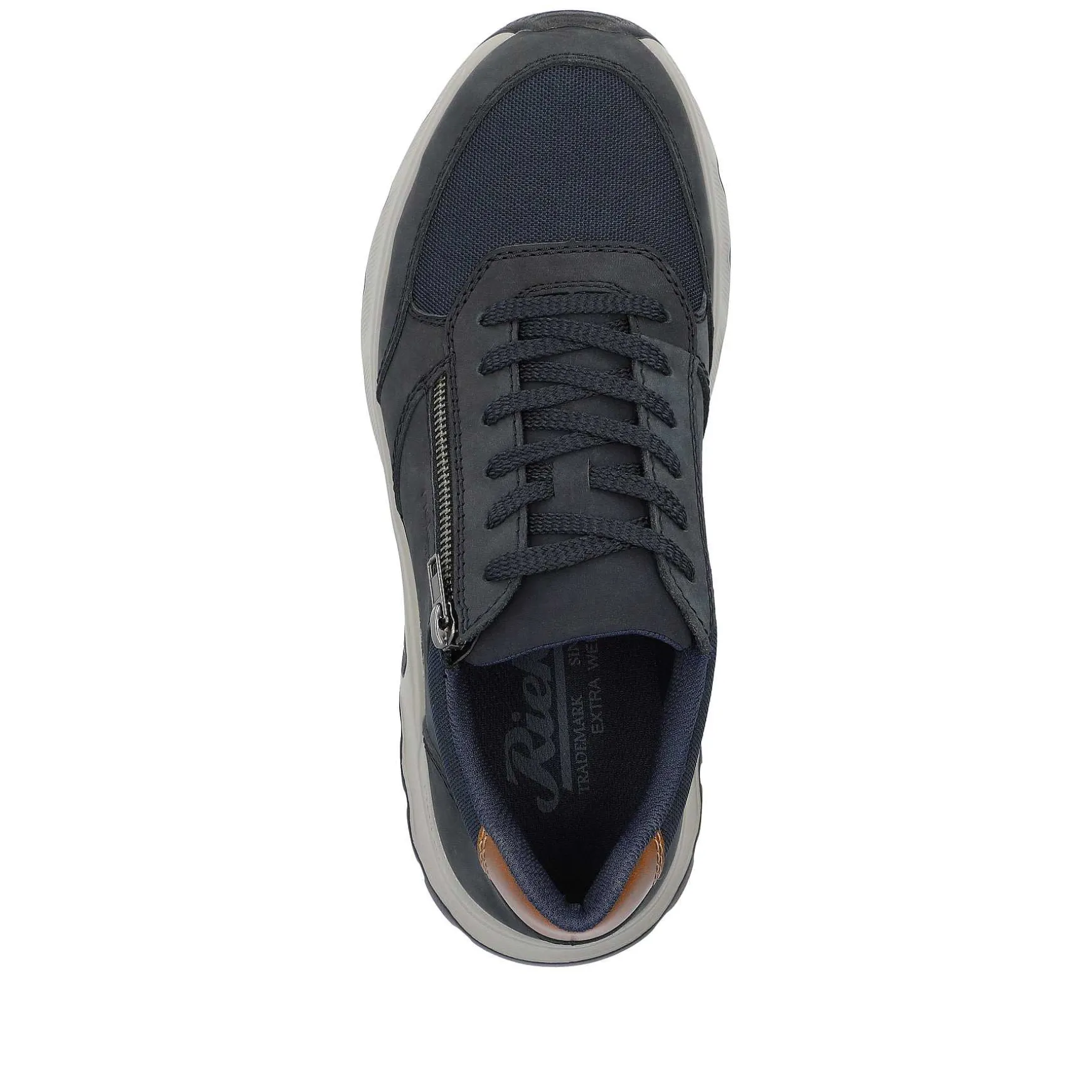 Rieker Men'S Lace-Up Shoes Steel Blue