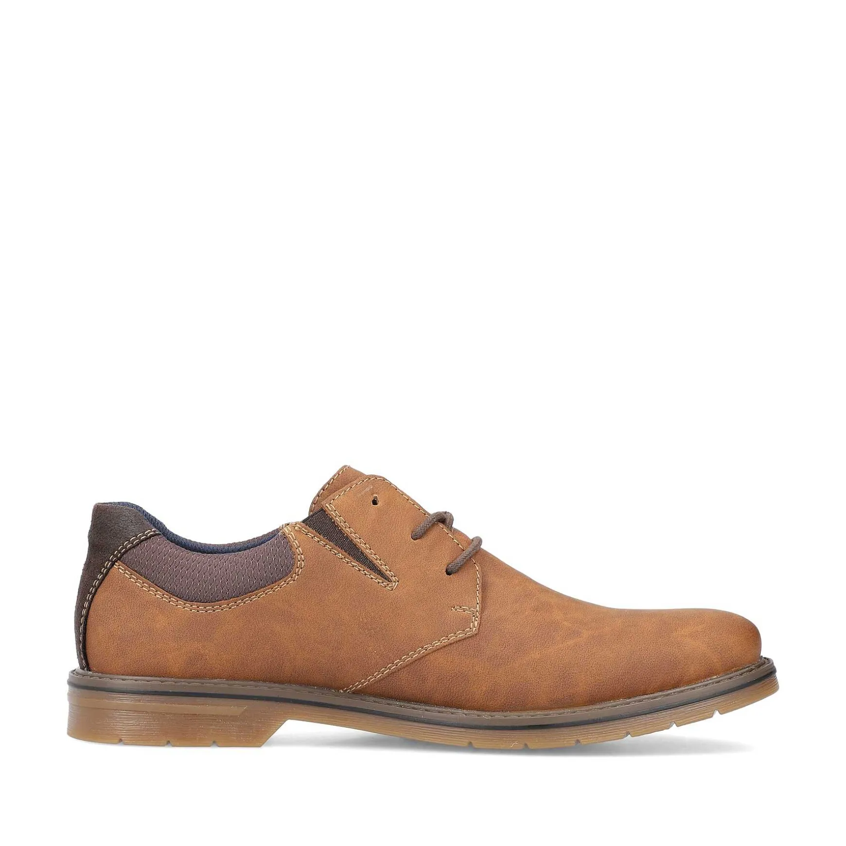 Rieker Men'S Lace-Up Shoes Clay Brown