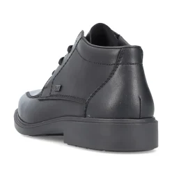 Rieker Men'S Lace-Up Shoes Glossy Black