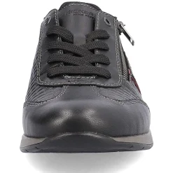 Rieker Men'S Lace-Up Shoes Asphalt Black
