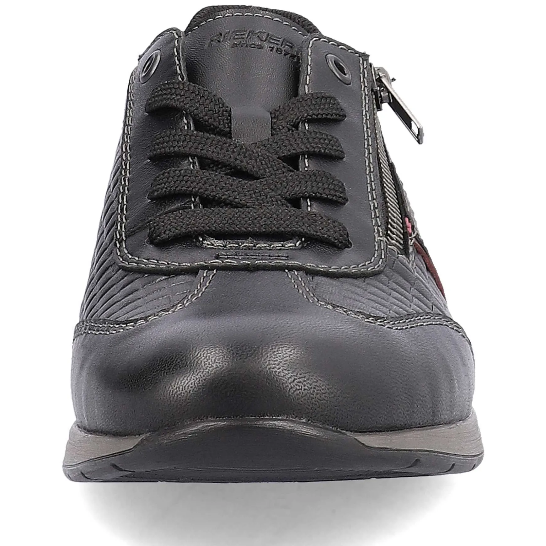 Rieker Men'S Lace-Up Shoes Asphalt Black
